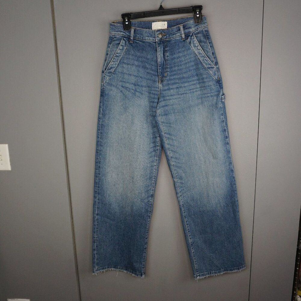 Current/Elliott Women's Jeans The Painter High Rise Relaxed Fit Wide Leg size 27